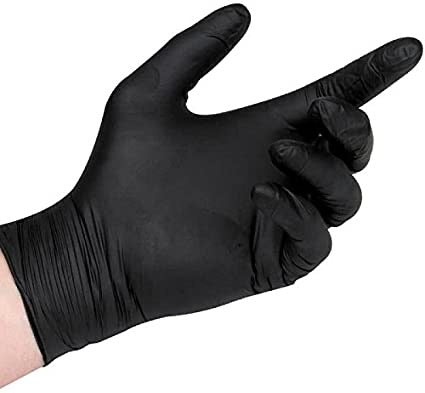 Nitrile Exam Gloves - Black